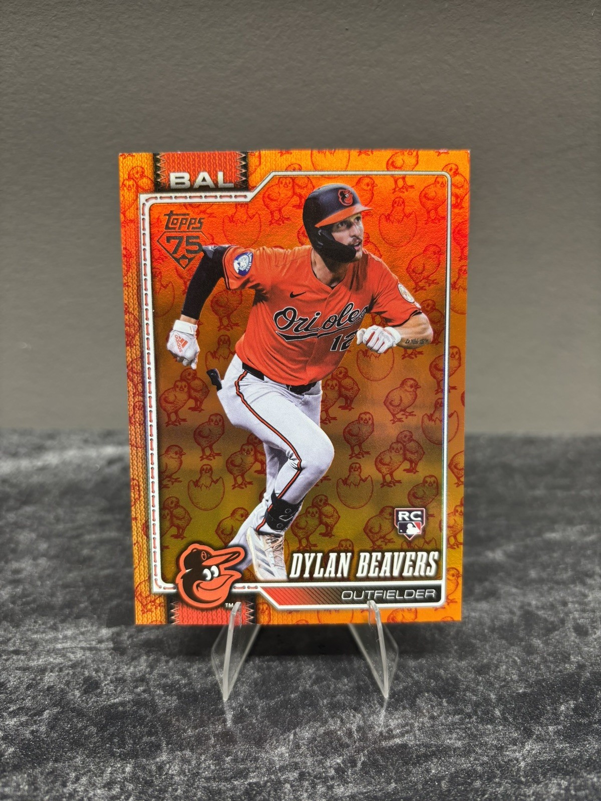 Topps 2026 Series 1 Dylan Beavers Easter Chick Parallel Baltimore Orioles
