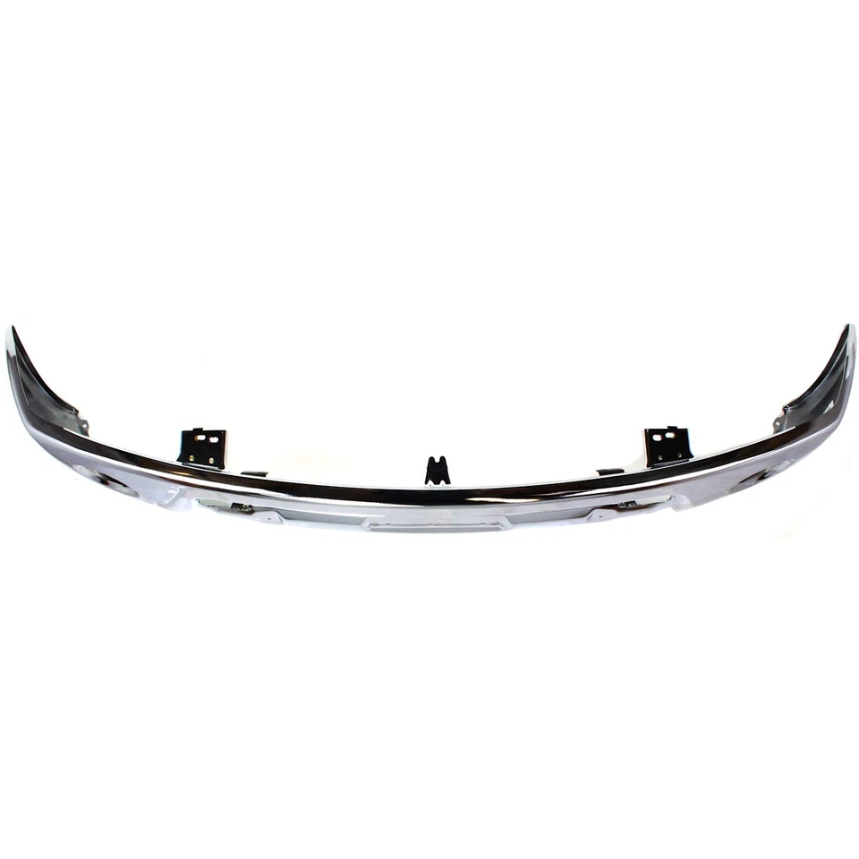 Kit de parachoques para Nissan Frontier 2005-2008 con orificios de luz antiniebla delantero de acero cromado Foto 3 de 4