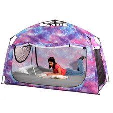 Indoor Instant Privacy Bed Tent for Sleeping,Quick Set-up Bed Canopies,Portab...
