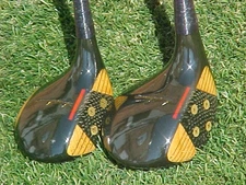 PERSIMMON Honma Extra 90 Lady Refinished 2 Golf Clubs RH set Driver & 4 Wood