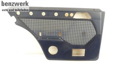 Mercedes W124 Mopf T&uuml;rverkleidung hinten links Stoff Karo blau ??