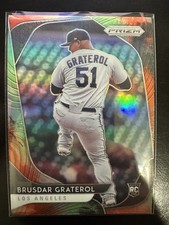 Brusdar Graterol 2020 Panini Prizm #56 Cosmic Haze Prizm Los Angeles Dodgers