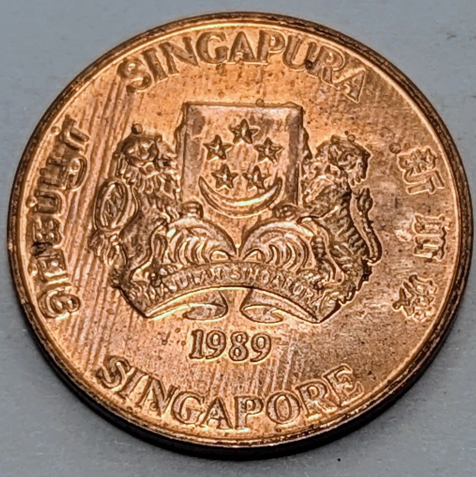 未曾流通1989 新加坡硬币| eBay