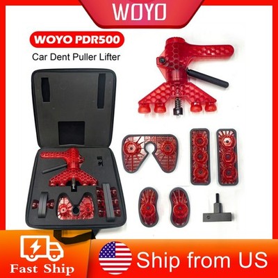WOYO PDR500 PDR Tools Car Dent Puller Lifter with 3Foot Pads & Long Tabs Adapter