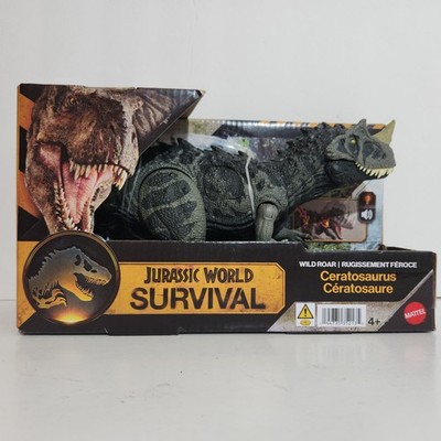 Jurassic World Survival Wild Roar Ceratosaurus Figure 2026 New Lights & Sounds