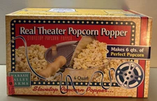 Wabash Valley Farms Real Theater Popcorn Popper Stovetop 6 Qt NEW