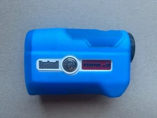 Bushnell Tour V3 Laser Golf Rangefinder with Blue Outer Case