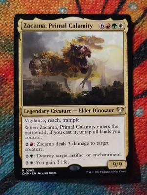 Zacama, Primal Calamity - Commander Masters - NM - MTG - Magic: The Gathering