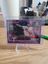 2026 Topps Series 1 Baseball Jonah Heim Texas Rangers #78 purple foil /250