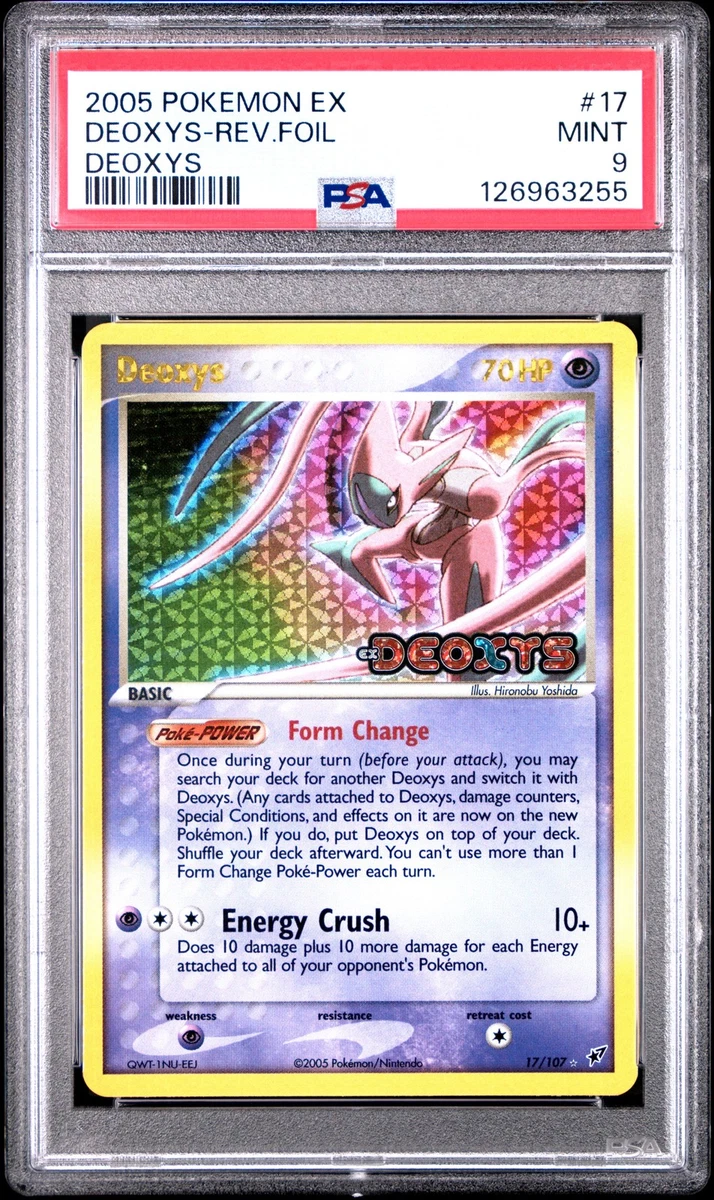 Pokémon TCG Professional Sports Authenticator (PSA) EX Deoxys
