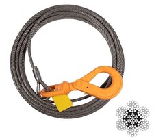 716 X 75 Winch Cable Rope Wrecker Tow Truck Rollback - Steel Core 18100 ... 716 X 75 Winch Cable Rope Wrecker Tow Truck Rollback - Steel Core 18100 ...