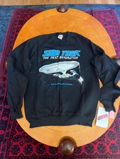 Vintage Star Trek Next Generation Sweatshirt Jerzees 90s Large Rare