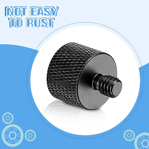 Adaptador de soporte de micrófono Frienda 4 piezas 5/8 hembra a 1/4 macho para trípode de montaje de cámara - Imagen 4 de 12