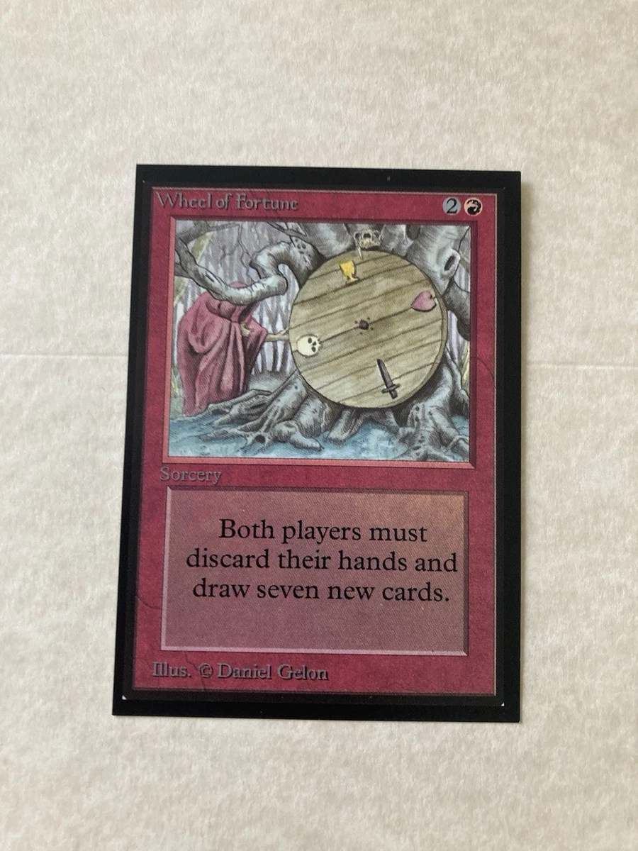 Wheel Of Fortune In Individual Magic: The Gathering Cards for sale