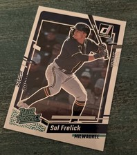 2023 Donruss Baseball Rated Prospect Base #33 Sal Frelick - Milwaukee Brewers