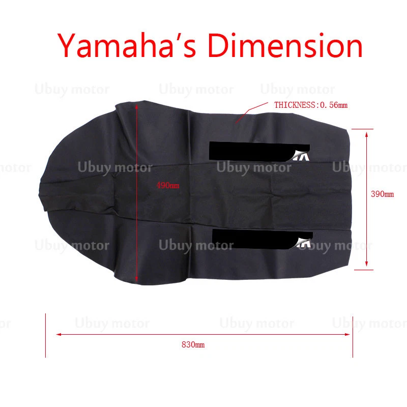 Cubierta de asiento blanda con pinza de moto para Yamaha TTR250 XT 225 250 250cc TW200 TW225 Foto 2 de 4