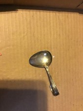 Vtg Webster Sterling Silver Curved Handle Infant Spoon Baby Feeding Medicine