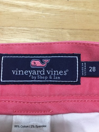 VIneyard Vines Breaker Shorts Men's 28x9 Pink Chino Preppy Golfer Casual - Picture 3 of 11
