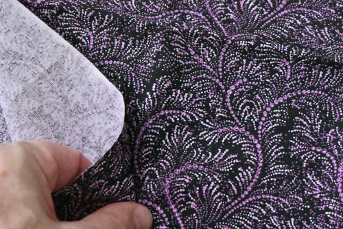 17" Long, Vintage, Lavender & Purple Print Quilt Cotton, RJR, P3793 - Picture 4 of 5