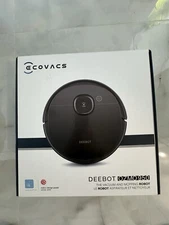 DEEBOT EcoVacs Ozmo 950 Wi-Fi Connected Robot Vacuum / Mop Black Good Condition