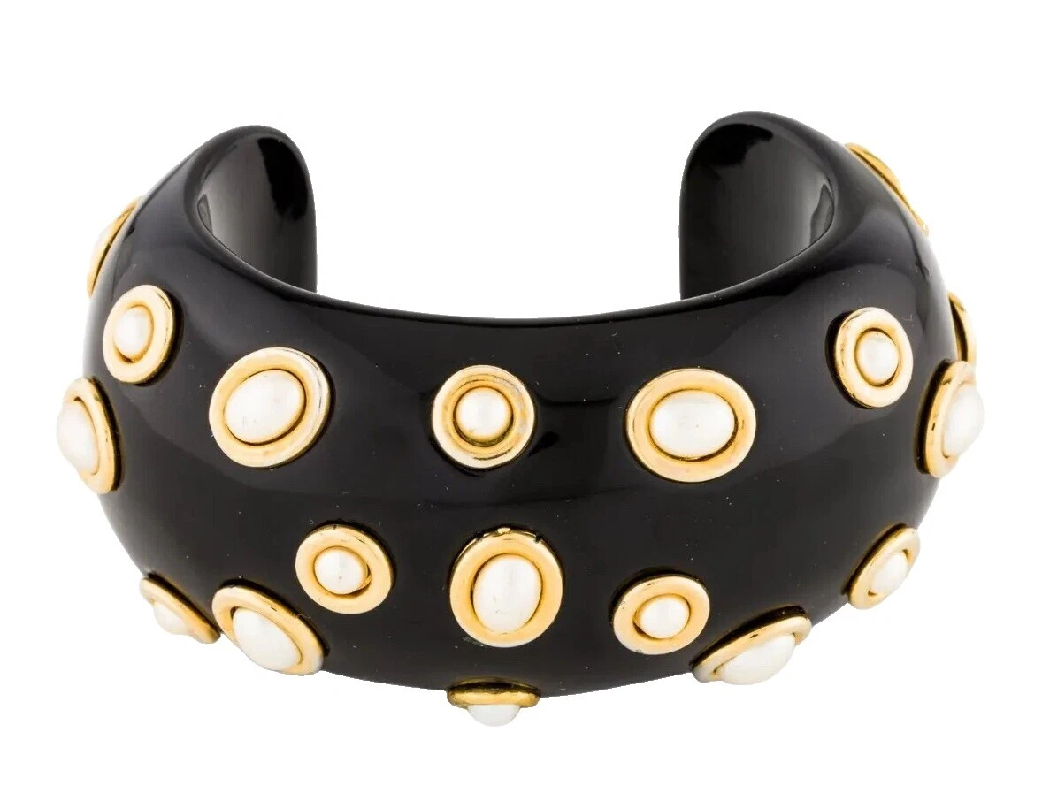 Perla negra Kenneth Jay Lane Joyería de Moda