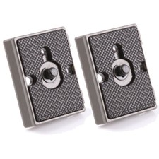 2Pcs Camera Tripod Quick Release QR Plate for Manfrotto 200PL-14 496 486 804 RC
