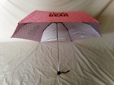 Compact Design Teddy Bear Folding Umbrella with Storage Pouch