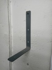 4x SUPPORTS DE SUPPORT DE POUTRELLE À ANGLE DROIT 8" X 5" X 30MM EN GRIS FONCÉ. UTILE À FAIRE SOI-MÊME