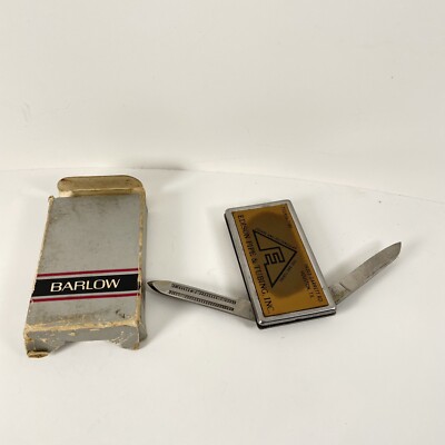 Vintage Barlow Pocket Knife Made In Japan Edison Pipe & Tubing Houston TX