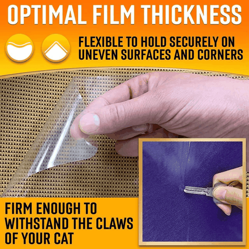 Heavy Duty Cat Scratch Deterrent Furniture Protectors for Sofa Clear 16 Sheets - 第 7/7 張圖片