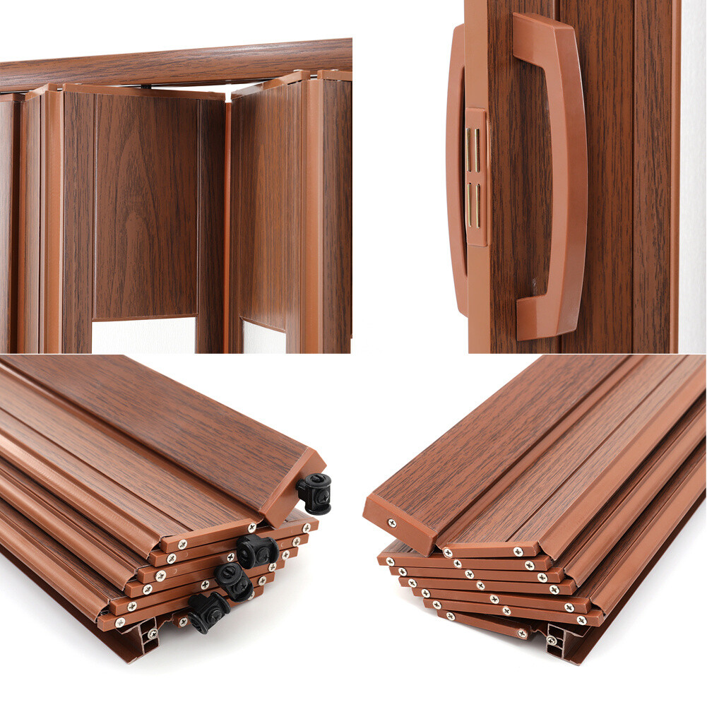 Folding Door PVC Internal Doors Sliding Concertina Accordion Panel