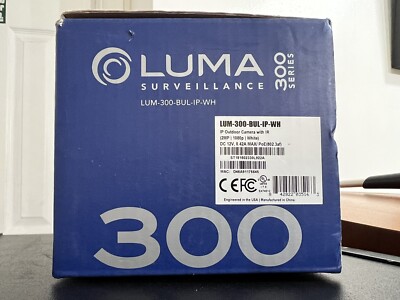Luma Surveillance Mini Bullet 2MP Camera LUM-300-BUL-IP-WH WHITE e175 NEW