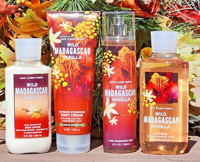  SUMMER~ WILD MADAGASCAR VANILLA Bath Body Works~YOUR CHOICE~SHIPS FREE!!