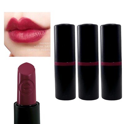 3 Pack Essence Ultra Last Instant Colour Creamy Lipstick 11 Cherry Sweet