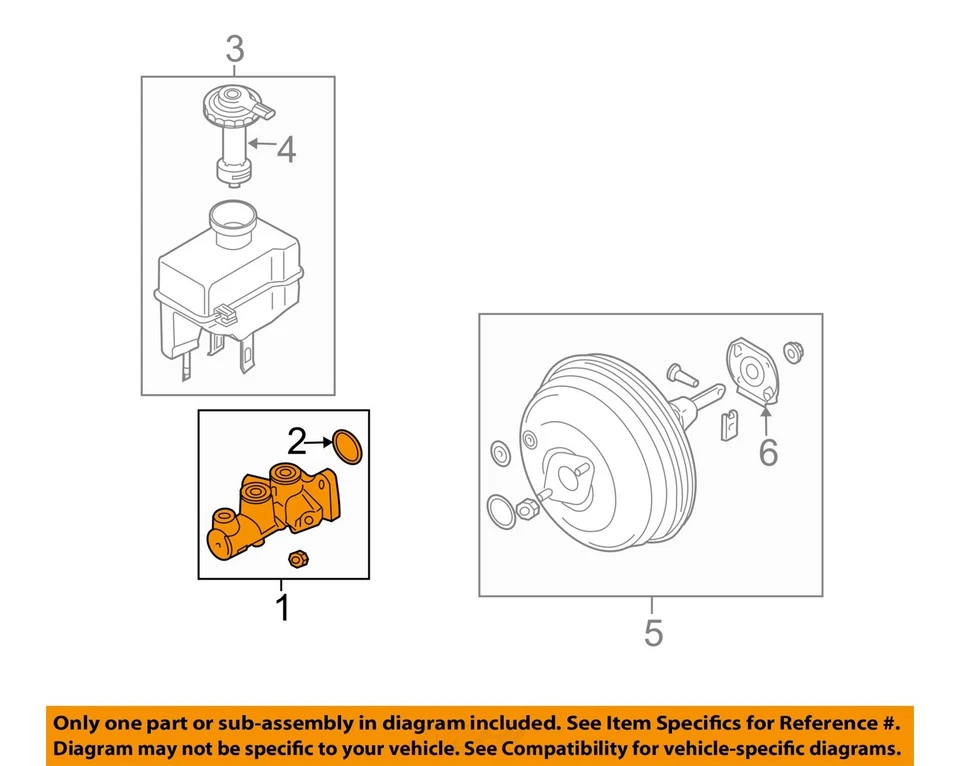 Cilindro maestro de freno usado se adapta a: Land Rover Range Rover 2006 montaje grado A Foto 3 de 4