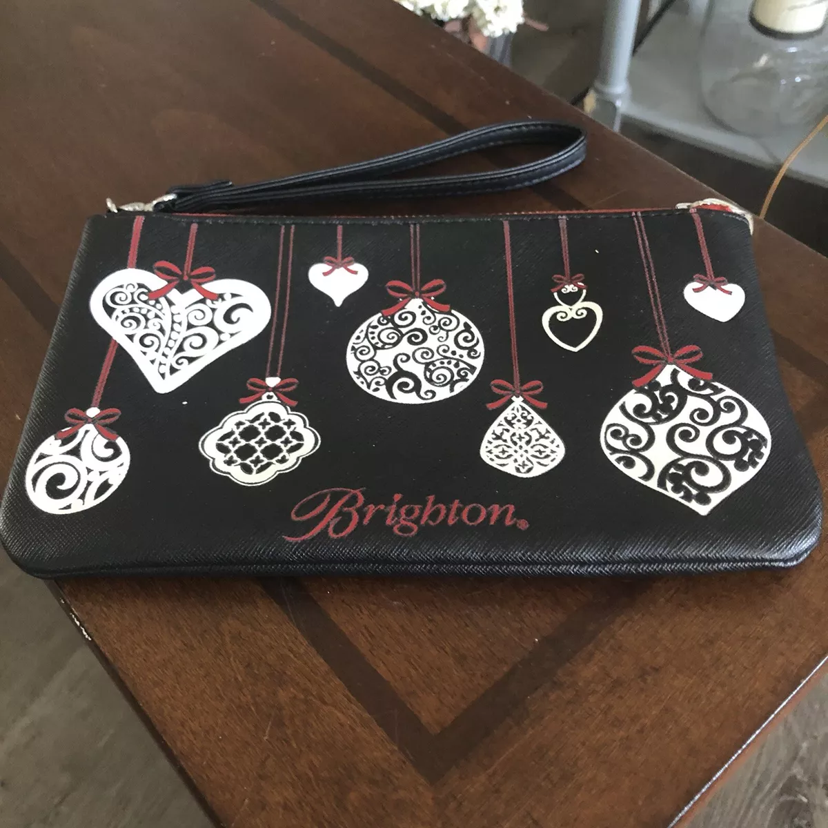 Brighton Love Notes Christmas Ornaments Small Wristlet Cosmetic