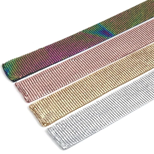 Women Long GlitterNeck Collar Sparkly Sequins Scarf Ladies Cocktail Neck Tie NEW - Picture 2 of 23