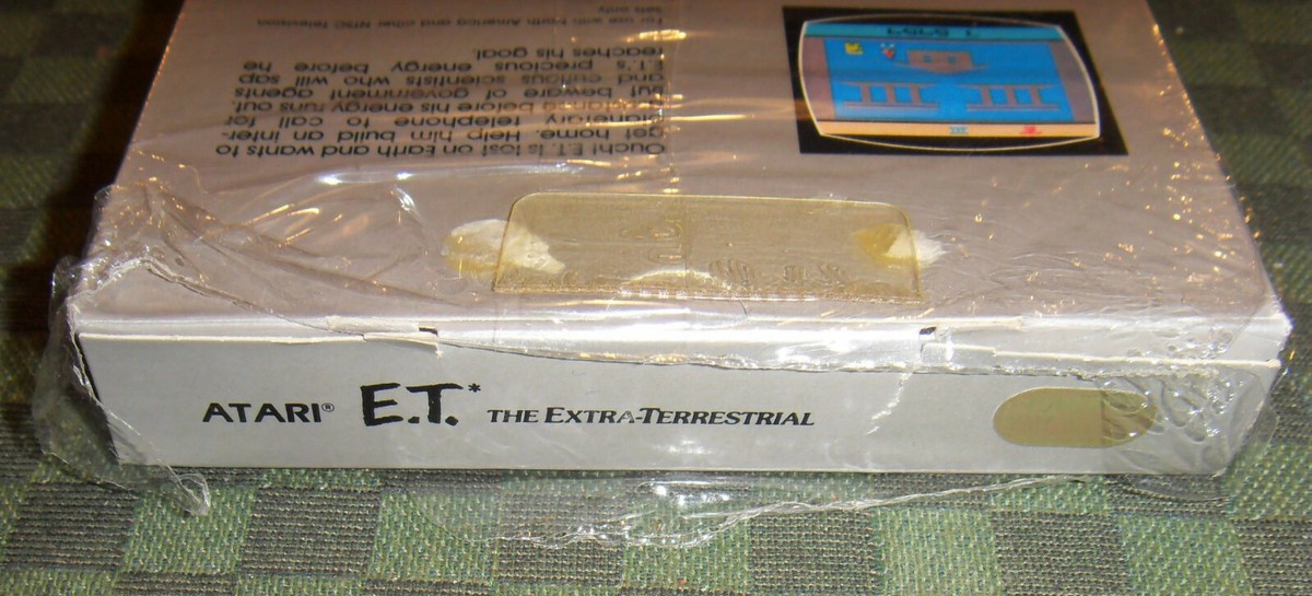 Jeu E.T. Atari 2600 – Scellé Mais Boîtier Abîmé – Édition Blister – Collection