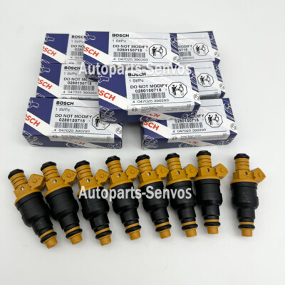 8X Upgrade Fuel Injectors For F150 F250 F350 4.6L 5.0L 5.4L 5.8L 0280150718 NEW