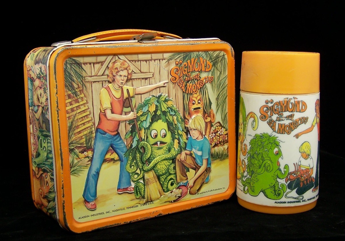 Krofft Sigmund and the Sea Monsters Lunchbox Aladdin Vintage VG | eBay