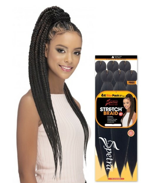 VIVICA FOX SYNTHETIC 6X SPECTRA PRE-STRETCHED EZ BRAID 25” | eBay