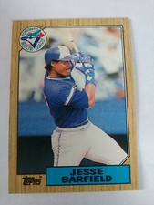 1987 Topps Jesse Barfield Toronto Blue Jays #655