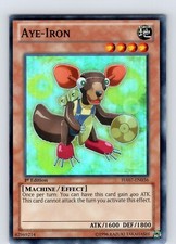 Yu-Gi-Oh TCG Aye-Iron HA07-EN036 1st Edition Super Rare Card LP-NM