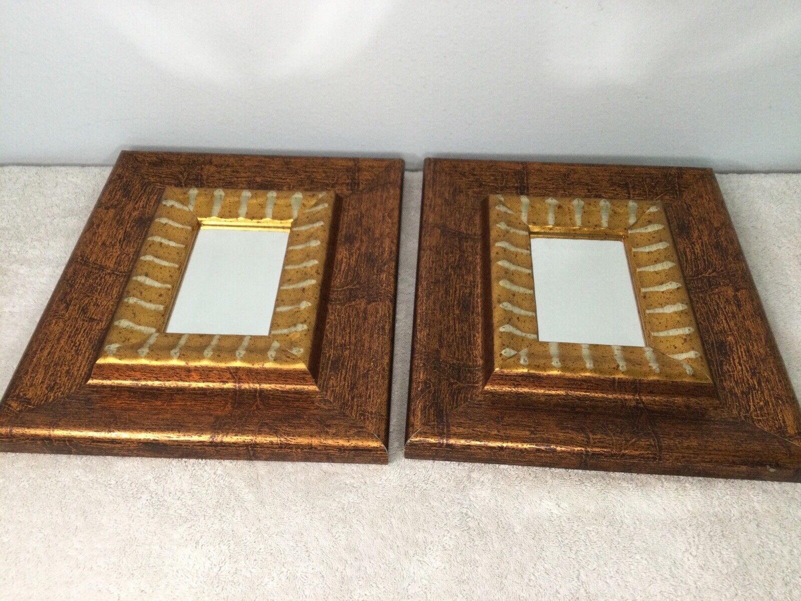 MIRRORS. Max 69% OFF Set Popular product of Two. Copper Gold Excell x Colors. 13.5” 11.5”.