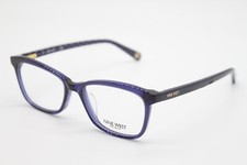 NEW NINE WEST NW5184 415 BLUE BLACK GOLD AUTHENTIC EYEGLASSES 48-15