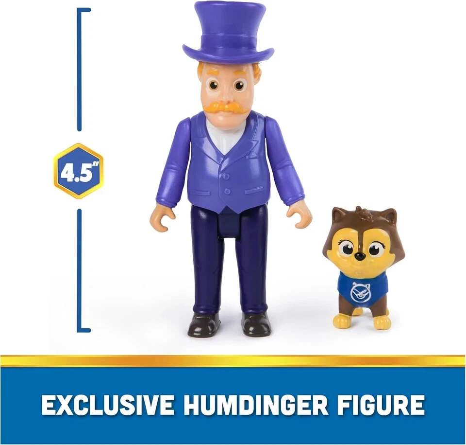 Paw Patrol Chase & Humdinger Figures Set, Kids Toys for Boys and Girls Ages 3 an - Image 3 of 4