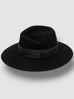 $790 Maison Michel Paris Women Black Virginie Italy Wool  display picture 1