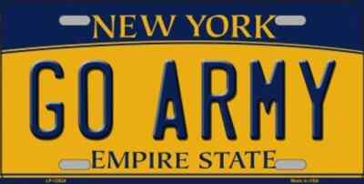 Go Army Novelty Metal License Plate Tag | eBay