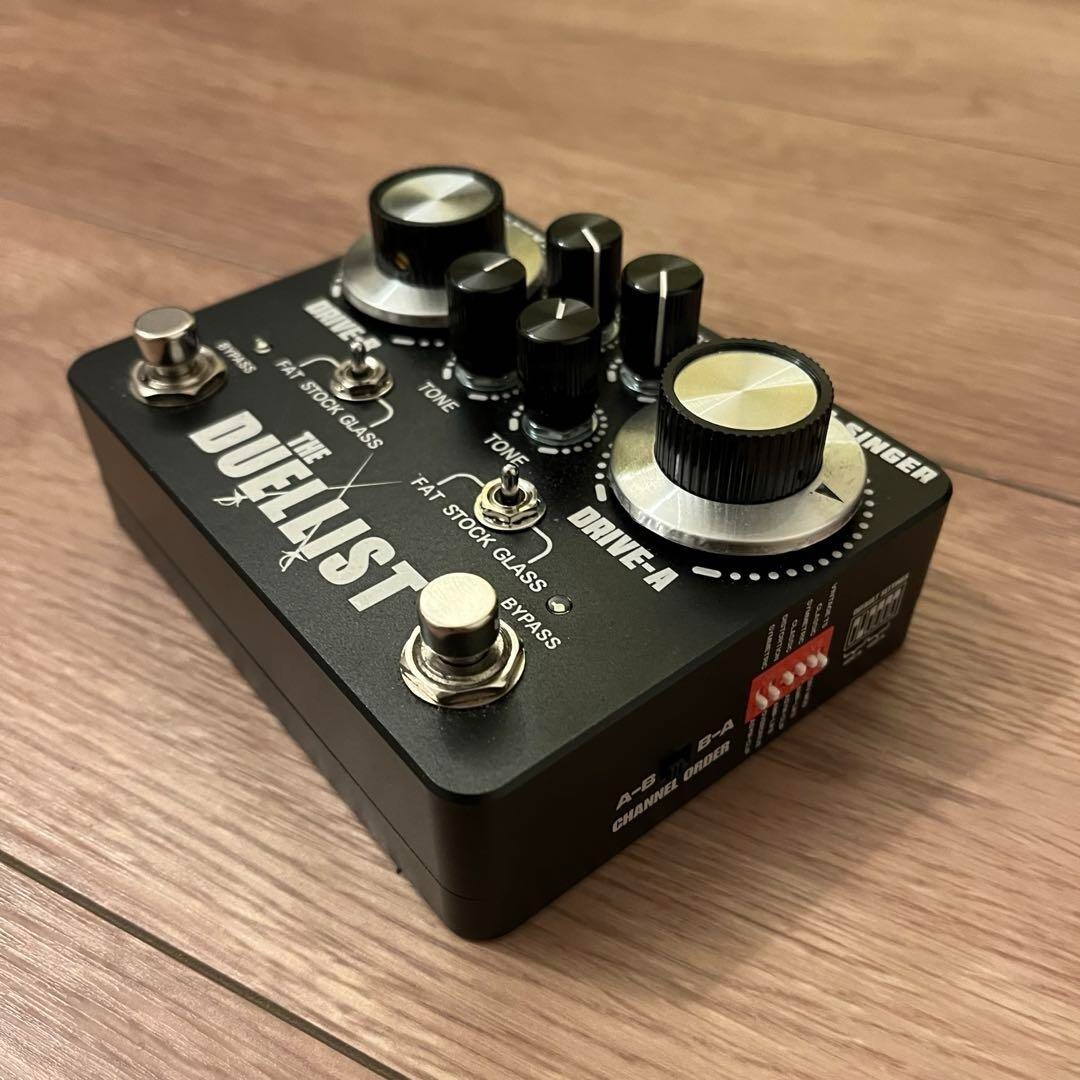 King Tone DUELLIST Overdrive Guitar Effects Pedal Confirmed Operation