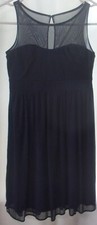Girls size 10 Dave's Bridal Shop navy blue, special occasion dress